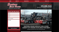 Desktop Screenshot of easterncraneservice.com
